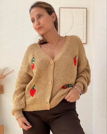 CARDIGAN CEREJAS