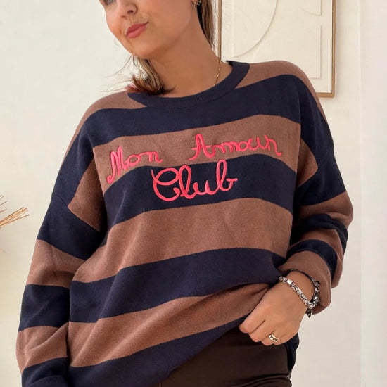 Camisola Riscas Mon Amour – vista 1