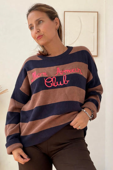 Camisola Riscas Mon Amour – vista 1