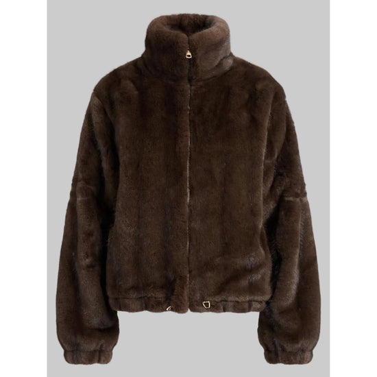 BOMBER PÊLO CASTANHO CHOCOLATE – vista 7