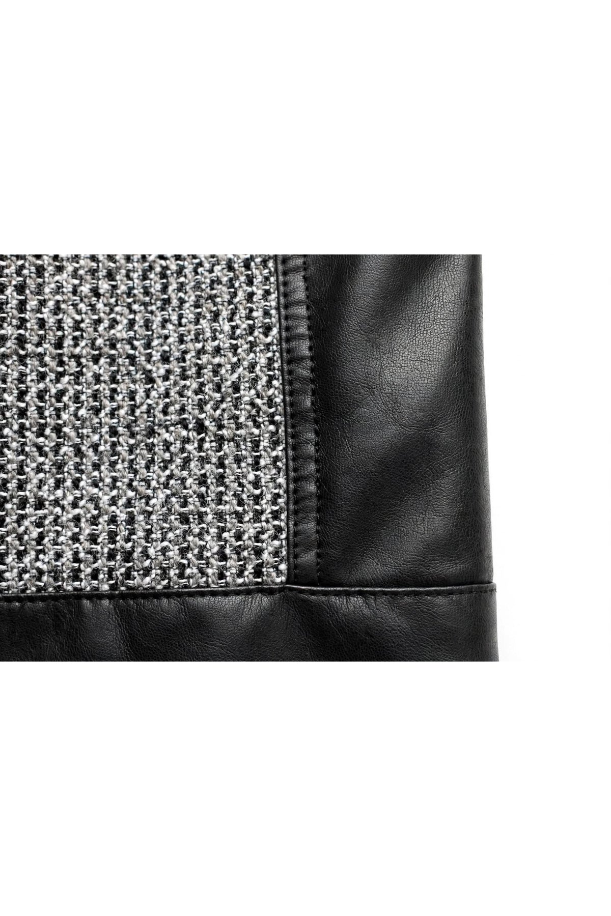 VESTIDO TÚNICA PRETO & TWEED – vista 4